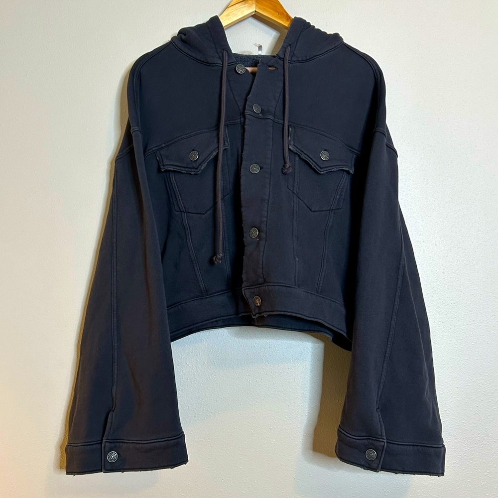 BNWOT Free People black shacket